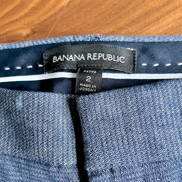 New Banana Republic Blue Pants Size 2 - Picture 6 of 6